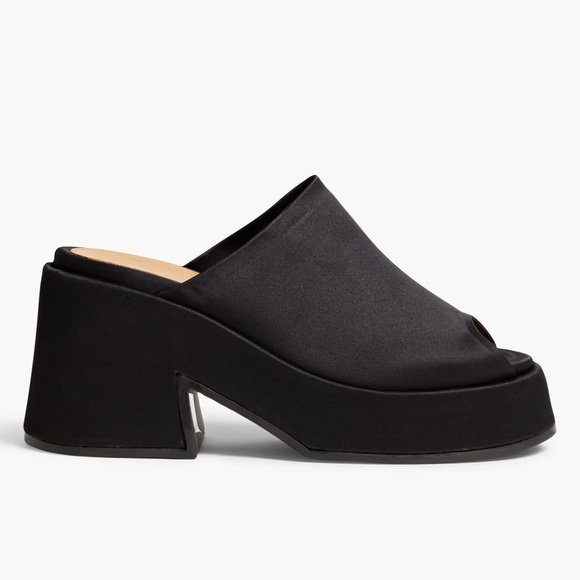 GANNI Satin platform mules size 37 - Picture 2 of 9